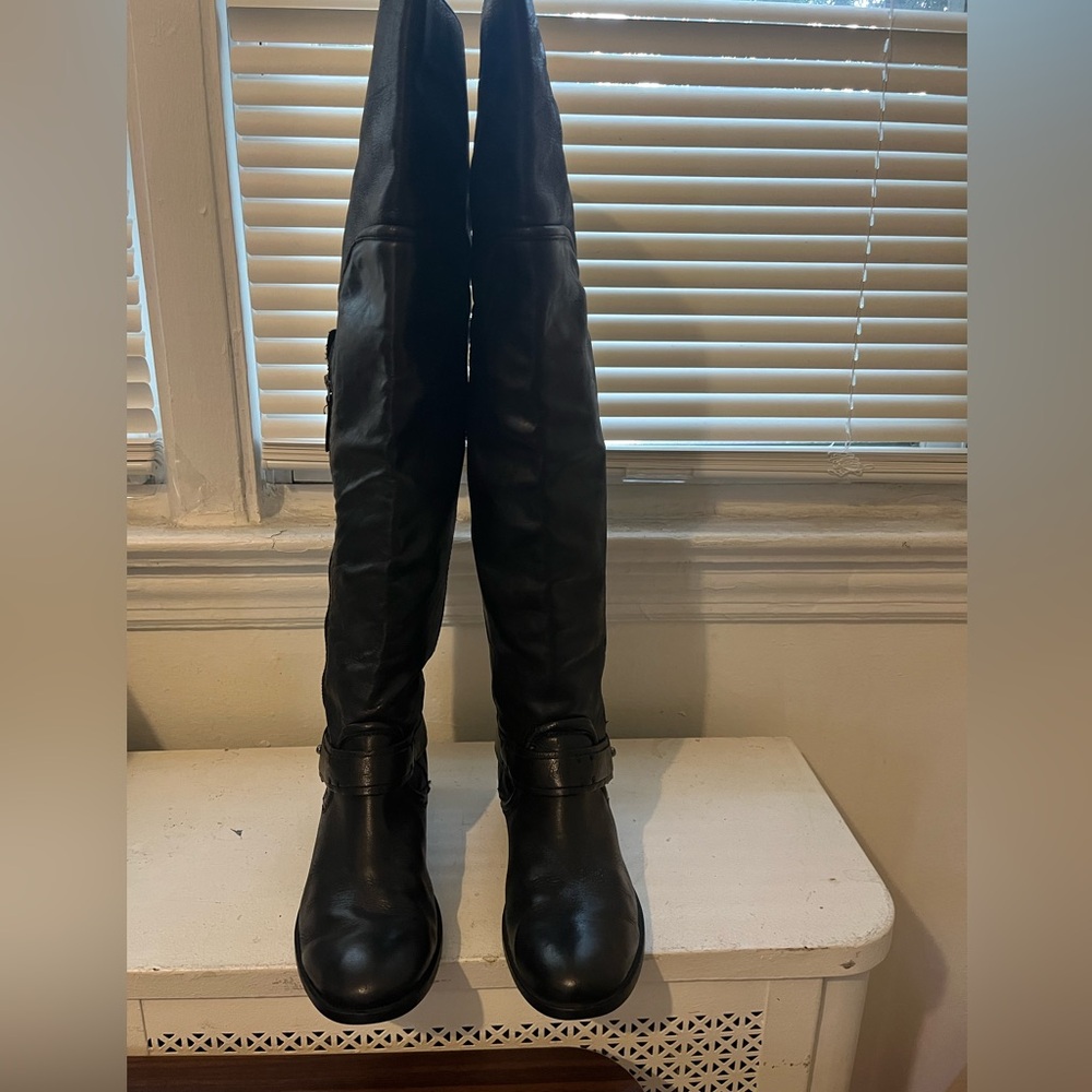 Luxury Rebel over the knee Leather Boots US 37 Used once (best offer)
